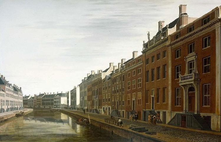 BERCKHEYDE, Gerrit Adriaensz. The Bend in the Herengracht near the Nieuwe Spiegelstraat in Amsterdam Norge oil painting art